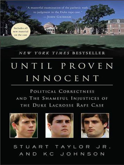 Title details for Until Proven Innocent by Stuart Taylor, Jr. - Wait list